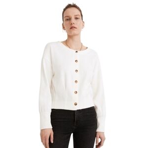 Madewell White Button Down Shirt